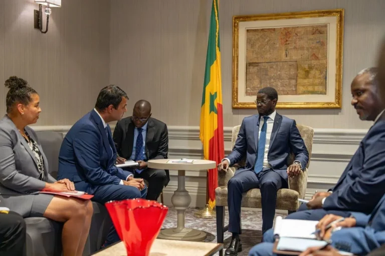 À l’invitation de Trump, Diomaye Faye plaide pour la paix et les investissements