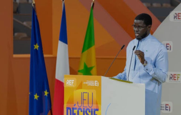 Discours de Diomaye au REF 2025 : « Le Président est dans une logique de rééquilibrer la relation avec la France »
