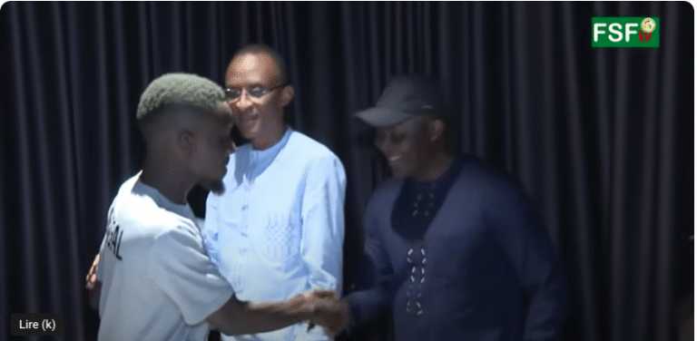 Abdoulaye Fall, nouveau président de la FSF, en visite dans la tanière des Lions