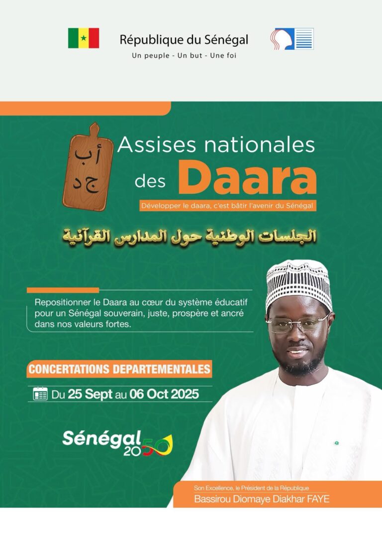 Le Sénégal ouvre les Assises nationales des Daara : un tournant pour l’éducation coranique