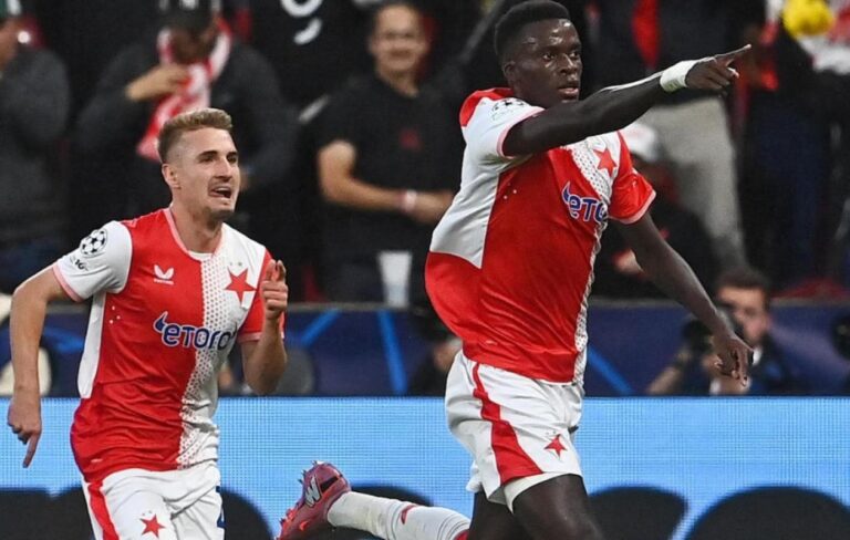 Ligue des champions : El Hadji Youssoupha Mbodji brille avec le Slavia Prague