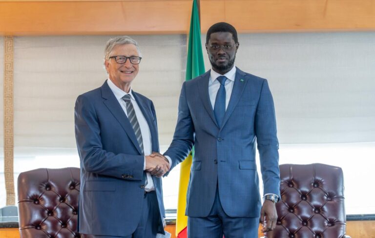 Audience avec Diomaye : Bill Gates va mettre 10 millions de dollars dans le New Deal technologique