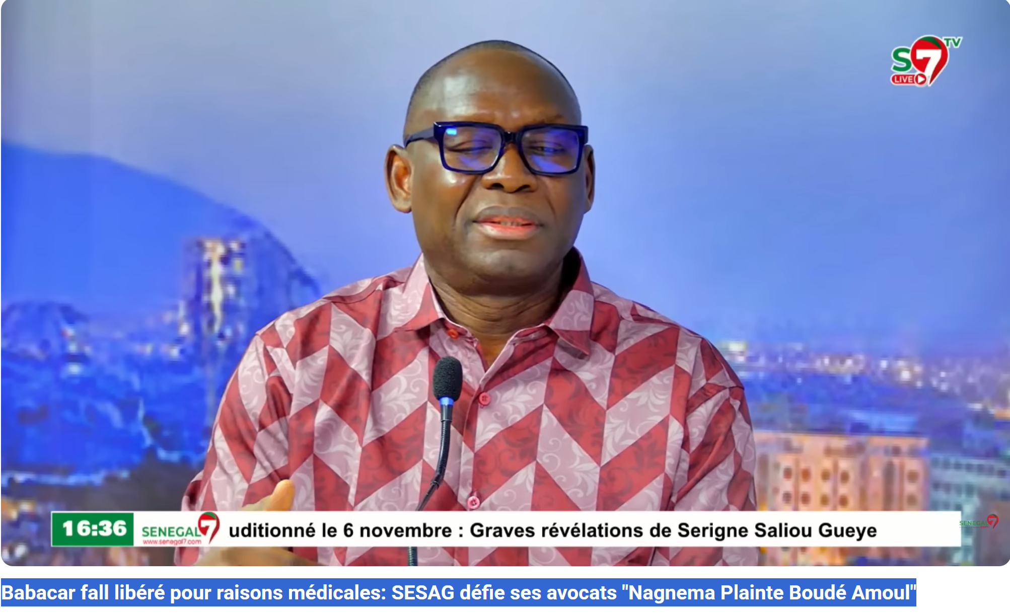 Babacar fall libéré pour raisons médicales: SESAG défie ses avocats « Nagnema Plainte Boudé Amoul »