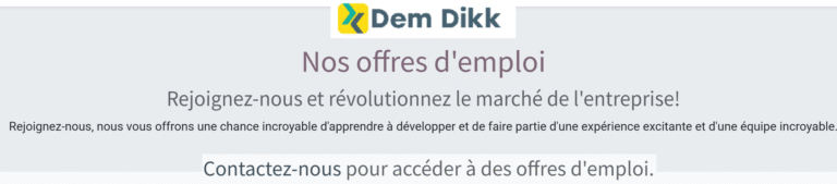Dem Dikk recrute : CONDUCTEURS et RECEVEURS.