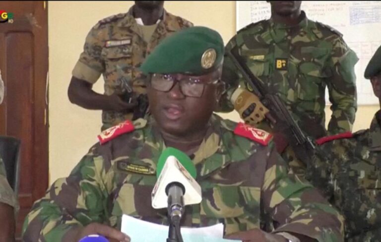 Guinée-Bissau : Le général Dinis N’Tchama évoque les raisons qui motivent le coup d’État