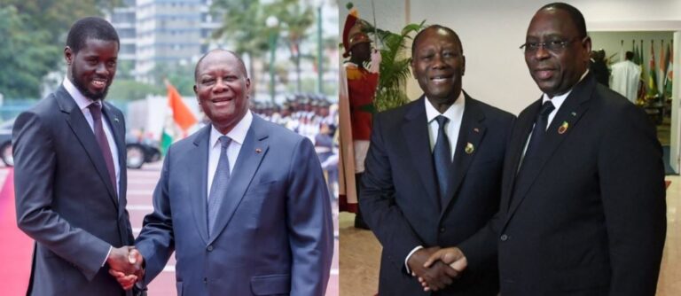 Alassane Ouattara serait en pleine médiation pour Macky Sall et Bassirou Diomaye Faye