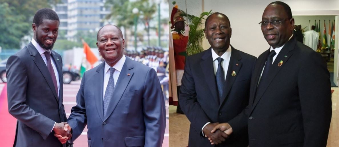 Alassane Ouattara serait en pleine médiation pour Macky Sall et Bassirou Diomaye Faye