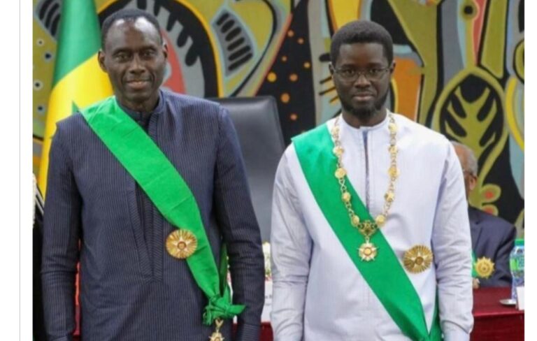 El Hadj Amadou Dia Ba décoré par le Président Faye de la Grande Croix de l’Ordre national du Lion