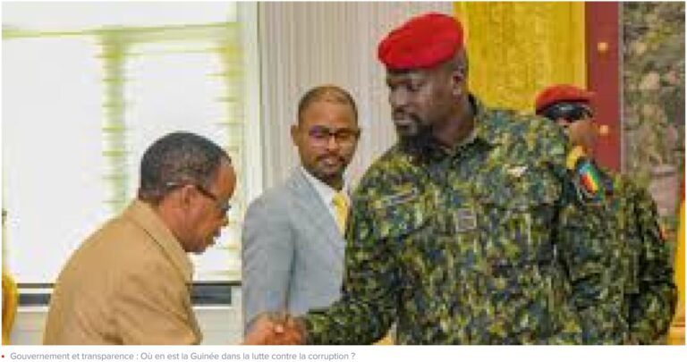 Gouvernement et transparence : Où en est la Guinée dans la lutte contre la corruption ?