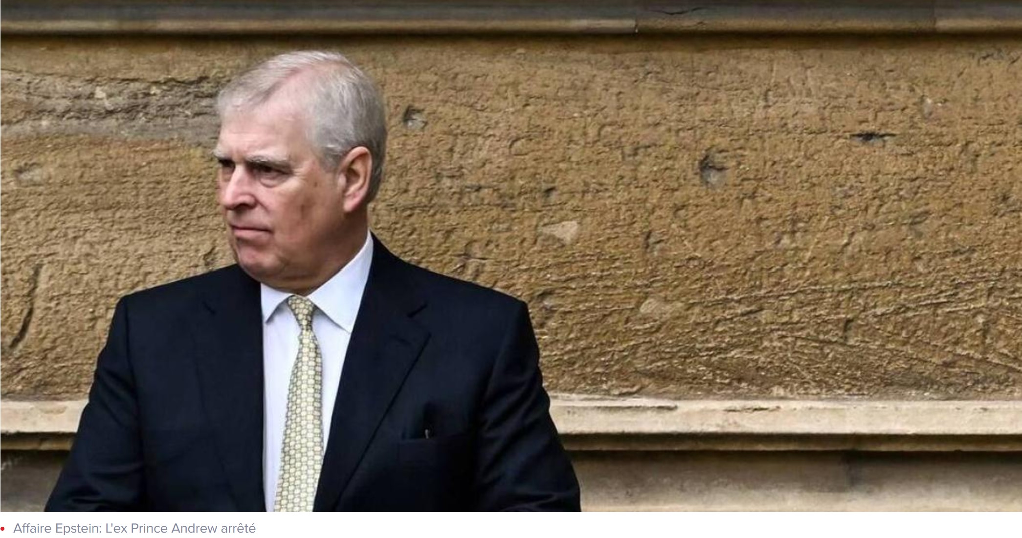 Affaire Epstein: L&rsquo;ex Prince Andrew arrêté
