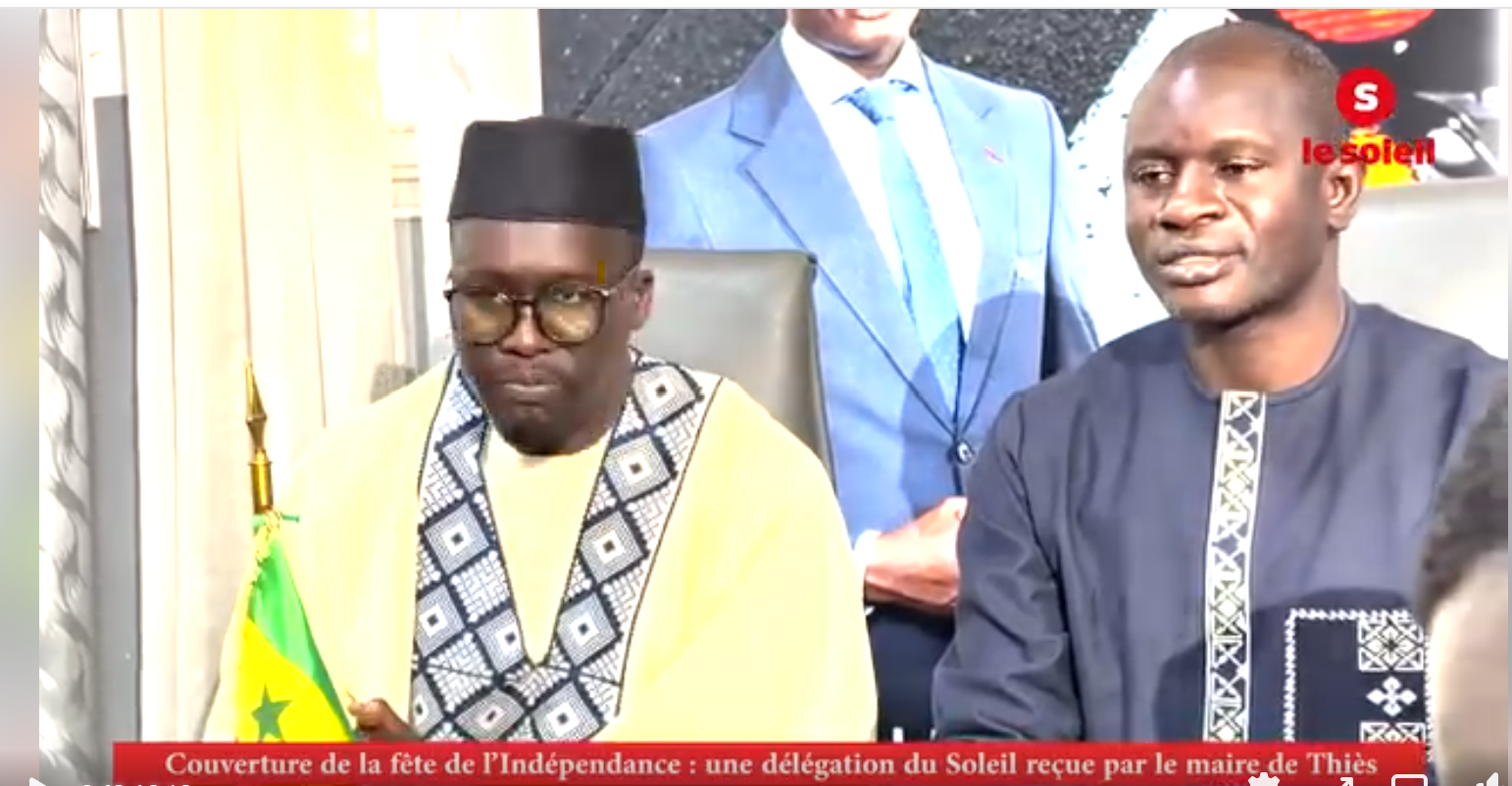 Défilé du 4 avril à Thiès : Le Soleil présente sa stratégie de couverture au maire Babacar Diop