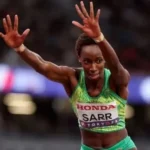 Triple saut : La sénégalaise Saly Sarr entre dans l’histoire avec une médaille mondiale