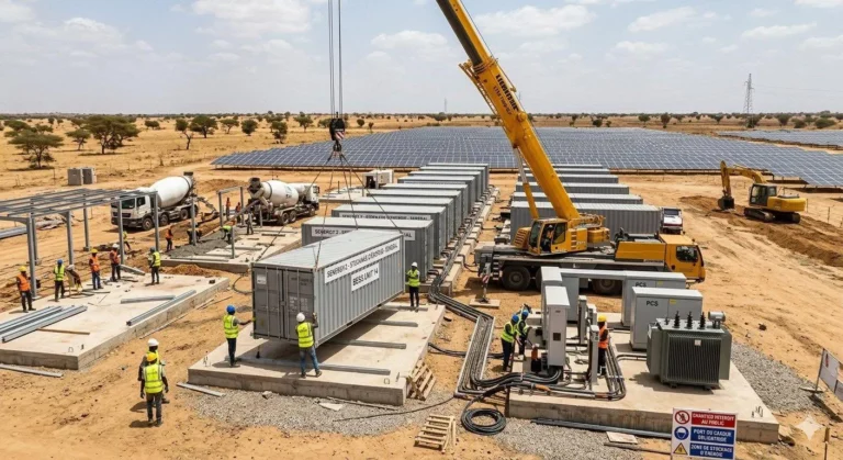 Transition énergétique : les travaux de la première centrale de stockage d’électricité lancés à Diass