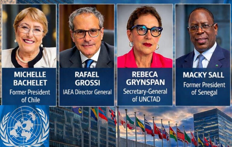 Futur chef de l&rsquo;ONU: Qui sont les quatre prétendants à la succession de Guterres ?