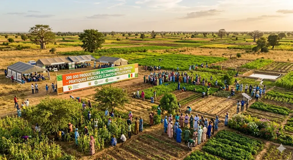 Pratiques agricoles climato intelligentes : 200 000 producteurs accompagnés au Sénégal