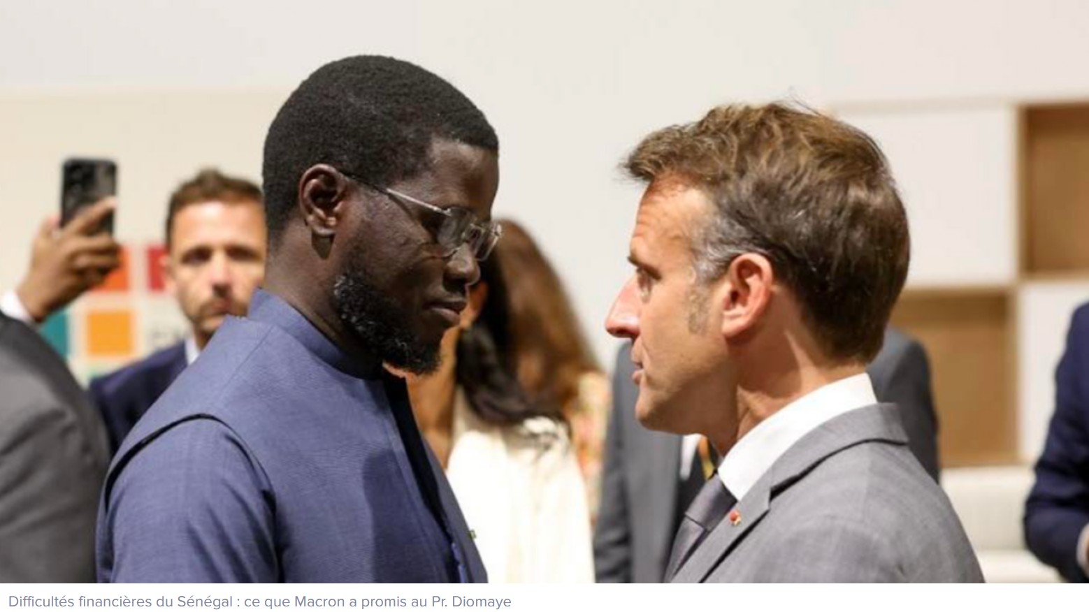 Difficultés financières du Sénégal : ce que Macron a promis au Pr. Diomaye