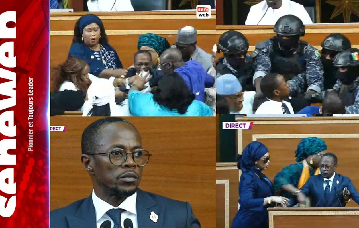Assemblée nationale : Abdou Mbow délogé manu militari par les gendarmes après une empoignade musclée avec des députés PASTEF (vidéo)