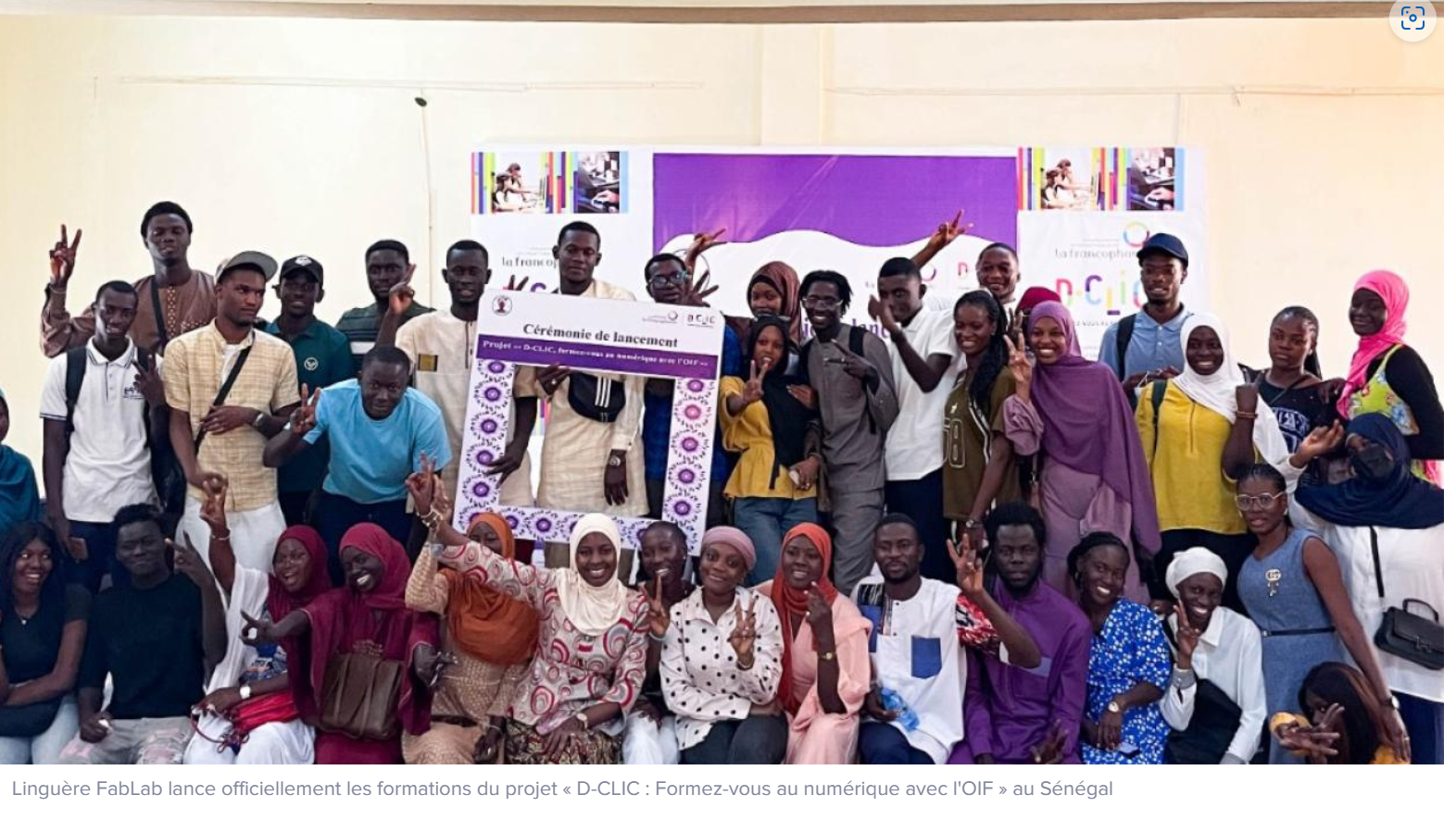 Linguère FabLab lance officiellement les formations du projet « D-CLIC : Formez-vous au numérique avec l&rsquo;OIF » au Sénégal